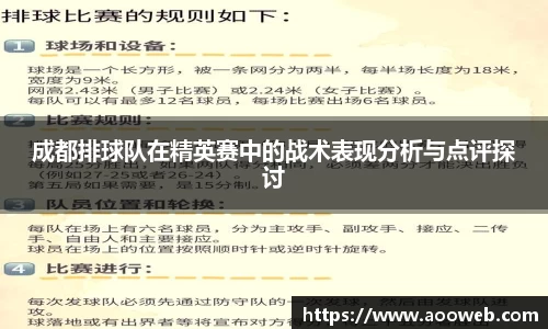 成都排球队在精英赛中的战术表现分析与点评探讨